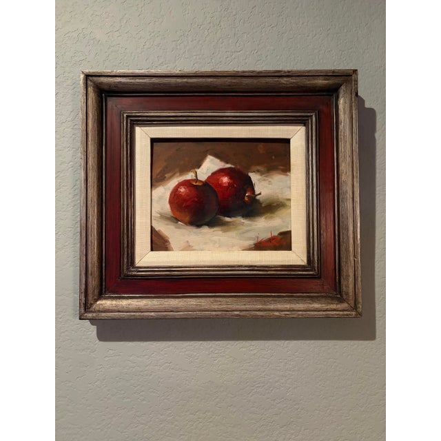 KNUTSON, Alzada (American, 1894-1987). Oil on Masonite. Matted and framed. Frame size 14 x 15 ½” Beautiful original still...