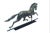 Antique American Large Gilt Copper Horse Weathervane For Sale - Image 9 of 13