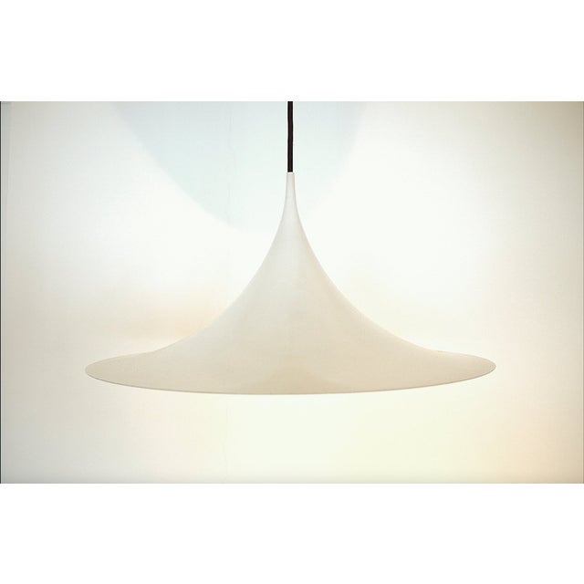 Mid-Century Modern Semi Pendant Lamp by Claus Bondenderup & Torsten Thorup for Fog & Morup, 1960s For Sale - Image 6 of 6