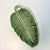 Bordallo Pinheiro 1990s Vintage Boho Chic Portuguese Bordallo Pinheiro Trompe L’Oeil Banana Leaf Serving Dish For Sale - Image 4 of 16