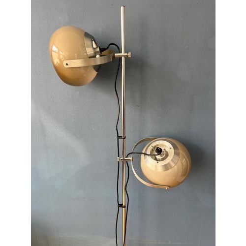 Silver Mid-Century Modern Space Age Mushroom Floor Lamp by Hala For Sale - Image 8 of 13