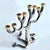Rosenthal 1980s "Tree of Life" Menorah by Sandra Kravitz for Rosenthal For Sale - Image 4 of 11