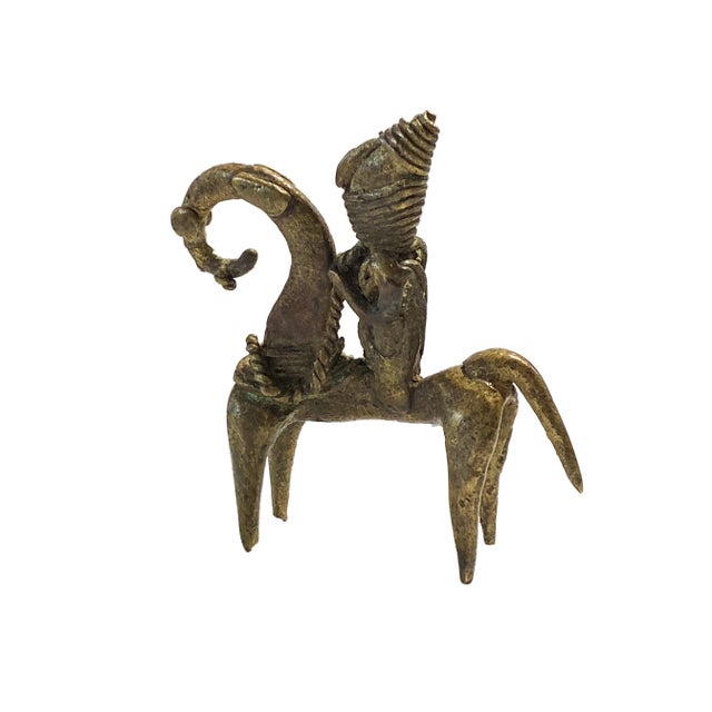 African Dogon Bronze Horseman Gold Weight Mali For Sale In New York - Image 6 of 8
