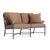 Brown Jordan Venetian Loveseat, Textured Pewter frame with Fusion Clay fabric For Sale - Image 12 of 12