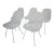 Eames Wire Dining Chairs for Herman Miller For Sale