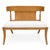 Modern Modern Klismos Teak Patio Bench For Sale - Image 3 of 3