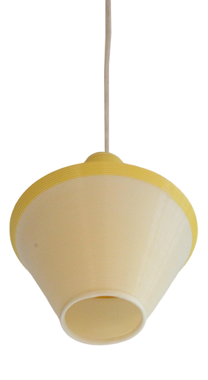 Cellulose Pendant Lamp from Atelier De Recherche Plastique & Rotaflex, 1950s