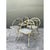Mid-Century Modern Vintage MCM Hoop Folding Wrought Iron Table and Chairs For Sale - Image 3 of 12