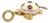 Aaron Basha Diamond Sapphire 18k Gold Enamel Turtle Charm Pendant For Sale