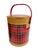 Three pieces of vintage picnicware. Two Skotch Kooler thermos' and a tin picnic basket.