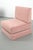 Modular Easy Chair in Pink Velvet For Sale - Image 3 of 8
