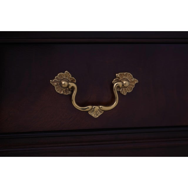 Stickley Mahogany Georgian Style Breakfront Bookcase For Sale - Image 11 of 18