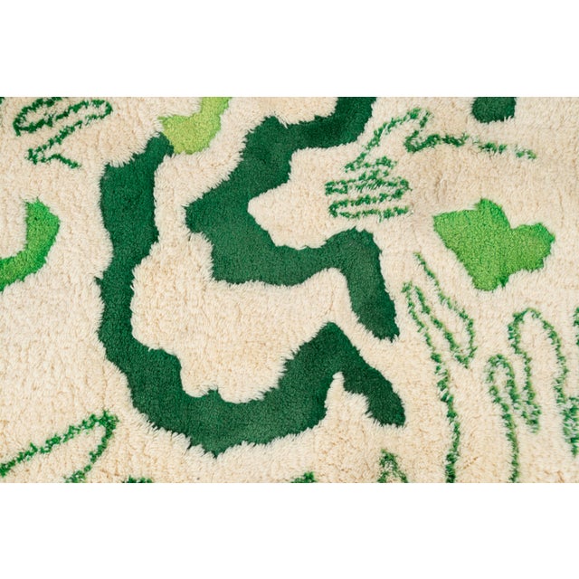 Edward Fields Rug in Cream & Green Chairish