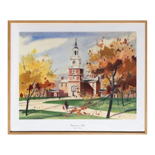 Independence Hall, A.N. Wyeth Poster For Sale