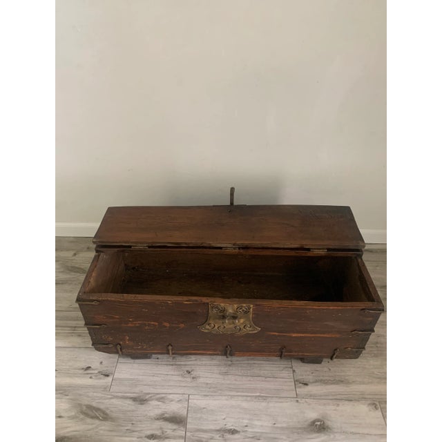 19th Century Antique Korean Coin Chest For Sale - Image 4 of 12