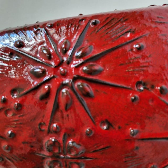 Mid-Century Modern West German Fat Lava Vase from Scheurich Keramik, 1960s For Sale - Image 4 of 6