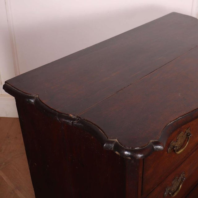 Brown Vintage Dutch Bombe Commode For Sale - Image 8 of 10