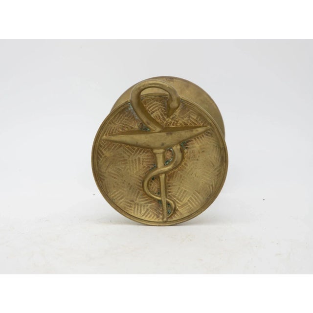 Brass Pharmacy Door Handle For Sale - Image 4 of 8