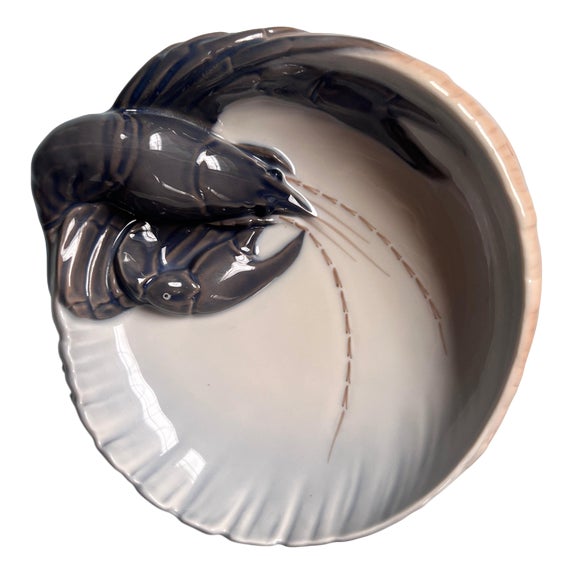 Type 3277 Lobster Bowl by Erik Nielsen for Royal Copenhagen For Sale