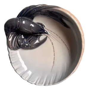 Type 3277 Lobster Bowl by Erik Nielsen for Royal Copenhagen