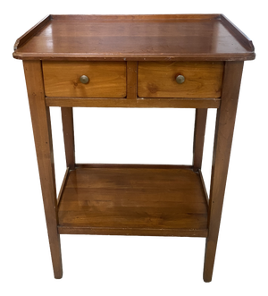 Vintage Side Table in Cherry Wood, 1950s