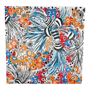 "It's Magic" Abstract Expressionist Acrylic Painting on Canvas by Esther Ritz