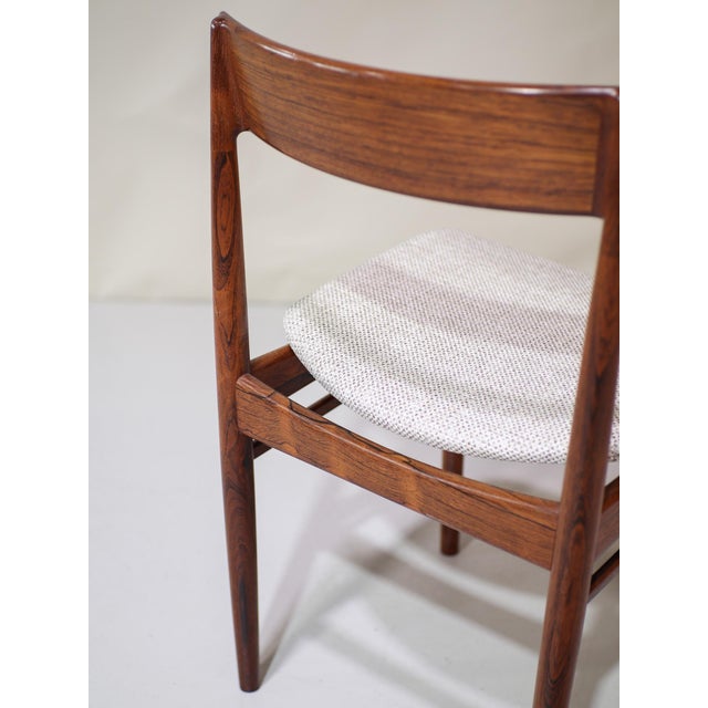 Model 39 Dining Chairs in Rosewood attributed to Henry Rosengren Hansen for Brande Møbelindustri, Denmark, 1960s, Set of 6 For Sale - Image 16 of 18