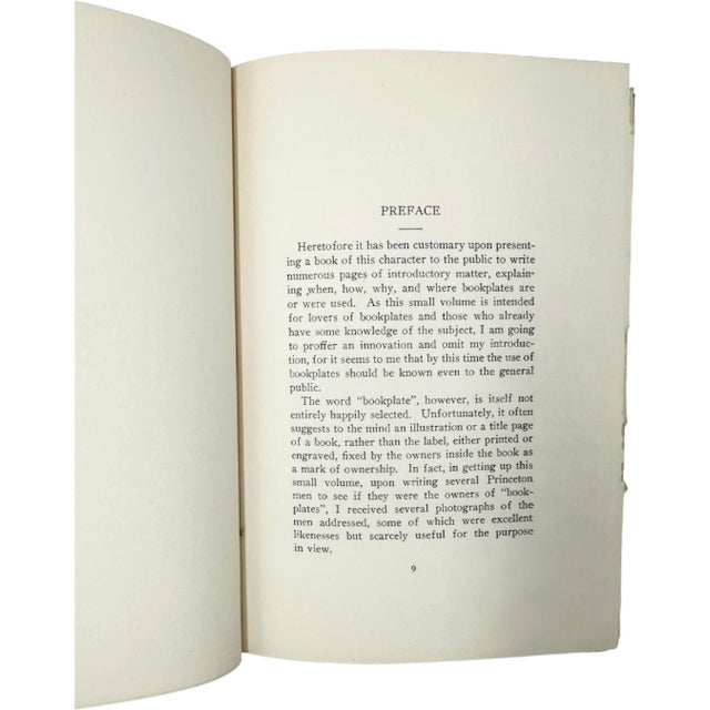 1910s Bookplates of Princeton and Princetonians by Clifford Nickels Carver 1912 Book For Sale - Image 5 of 17