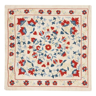 20"x21" Embroidered All Silk Cushion. Handmade Pillow Cover. New Lace Pillow For Sale