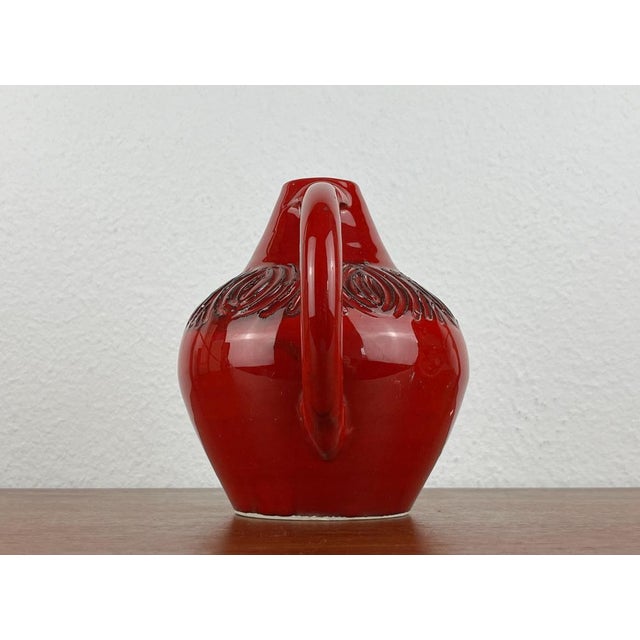 Mid-Century Italian Ceramic Carafe Vase, 1960s, in Very Good conditions. Designed 1960 to 1969