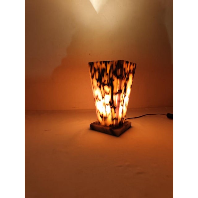 Vintage Spanish Marble Table Lamp, 1960s For Sale - Image 6 of 14