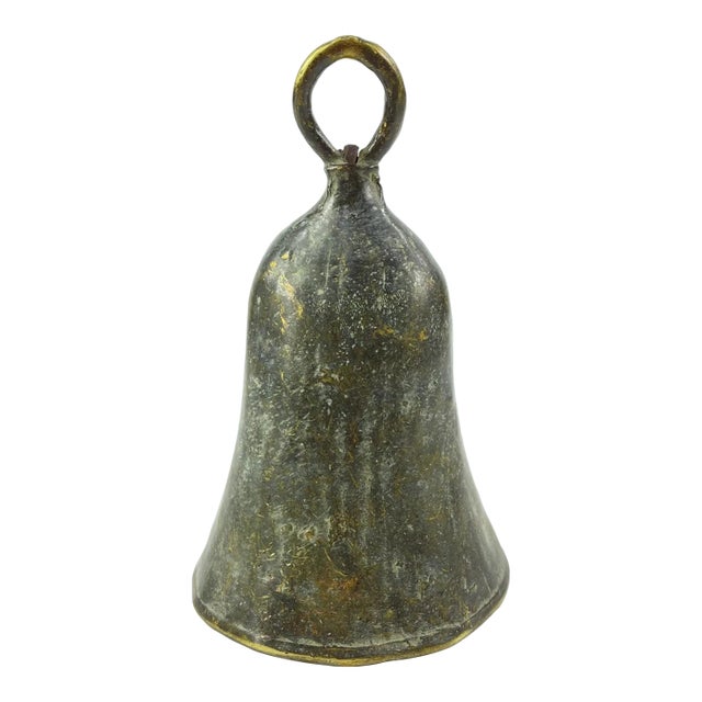 Early 20th Century Benue Brass Bell Nigeria For Sale