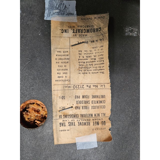 A Set of Four 1960s Chromcraft Mod Atomic Dining Chairs For Sale - Image 9 of 9