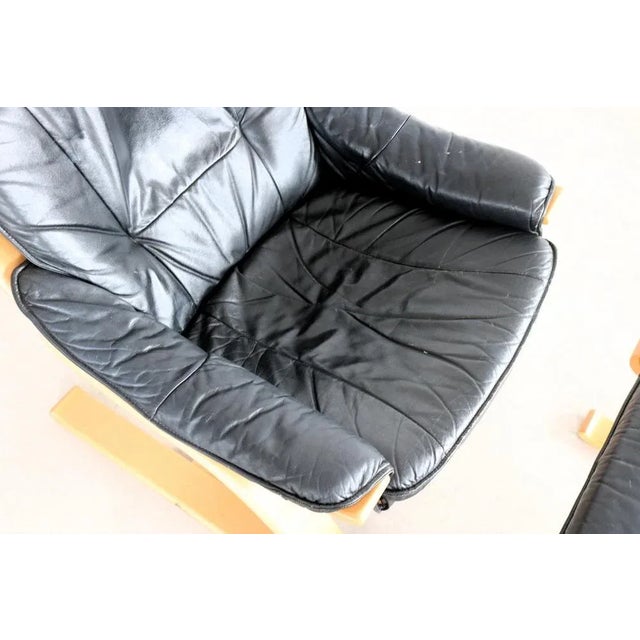 Skipper Set of Vintage Lounge Chair with Ottoman from Skipper, 1970s For Sale - Image 4 of 11