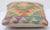 Tribal Arteverk Handwoven Afghan Kilim Lumbar Pillow — Green & Orange Harlequin Diamonds For Sale - Image 3 of 3