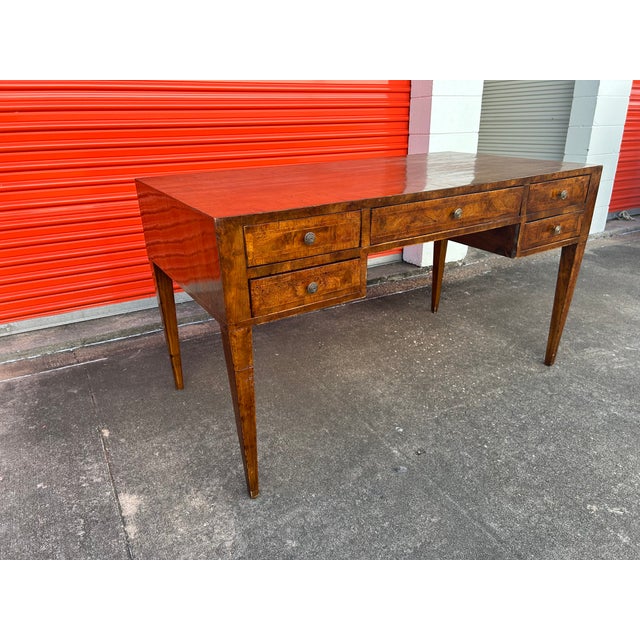 French 1940s Italian Louis XVI Style Desk For Sale - Image 3 of 10