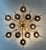 21st Century Star Satin Brass Smoky Murano Flush Mount by Fabio LTD For Sale - Image 9 of 9