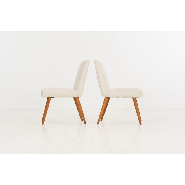 White t.h. Robsjohn-Gibbings for Widdicomb Dining Chairs – Set of Eight, 1955 For Sale - Image 8 of 15