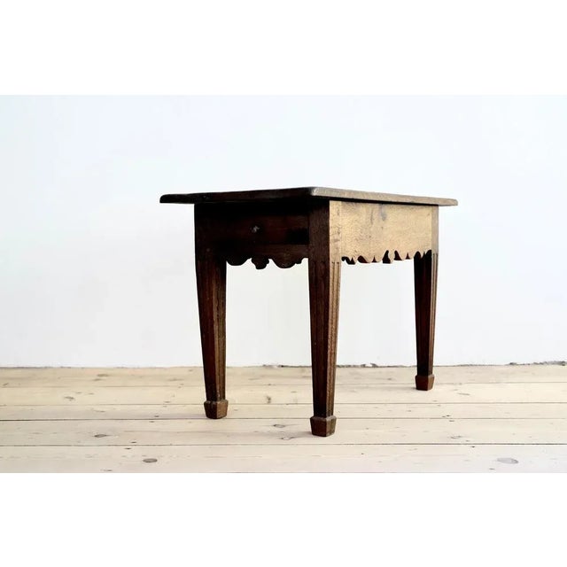 Baroque Table in Oak with Decoration For Sale - Image 3 of 9