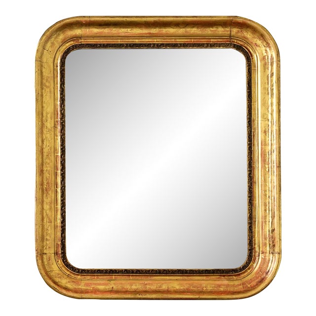 French 19th Century Louis Philippe Gilt Mirror For Sale