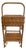 1900s Antique Heywood Brothers & Wakefield Co. Wicker Sewing Basket Stand For Sale
