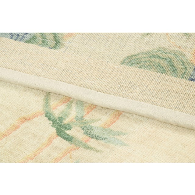 Textile Contemporary Chinese Deco Style Wool Runner by Rug & Kilim, India For Sale - Image 7 of 9