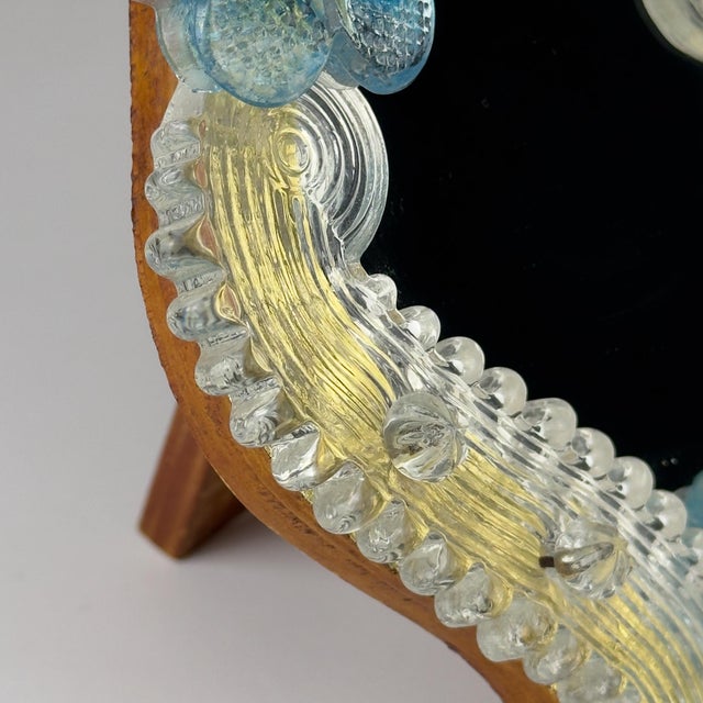 Murano Glass Mirror, Italy, 1950s For Sale - Image 15 of 18