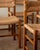 French Mid-Century Wood and Rush Dining Chairs, 1960s, Set of 6 For Sale - Image 14 of 18