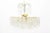 3-Tier Glass Tube Chandelier by Doria, 1960s For Sale - Image 13 of 13
