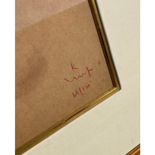 Late 20th Century Kaiko Moti, 1921-1988, Color Etching Gravure Siamese Cats, Signed Numbered Print For Sale - Image 5 of 10