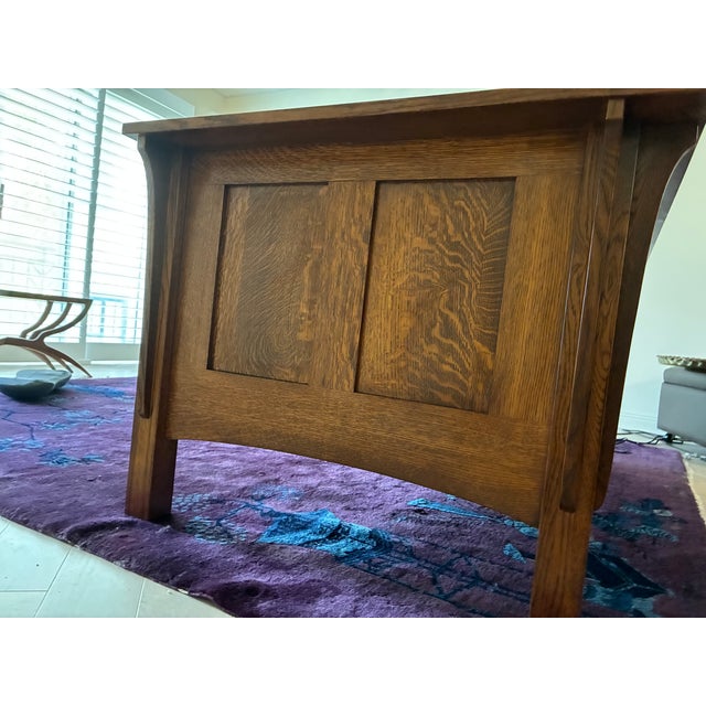 Mission Mission Style Loveseat - Amish Made For Sale - Image 3 of 10