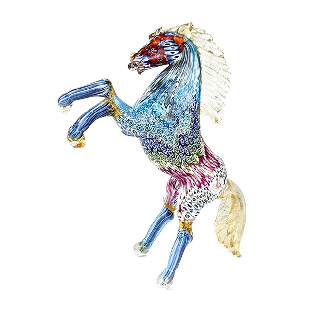 Sculpture Horse M from Made Murano Glass, 2019 For Sale