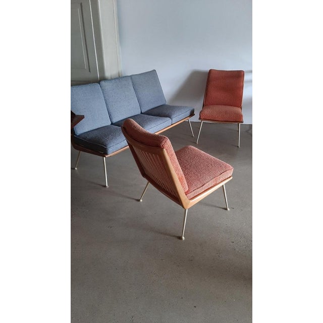 1950s Early Boomerang Chairs by Hans Mitzlaff and Eugen Lange for Soloform, 1950s, Set of 2 For Sale - Image 5 of 9