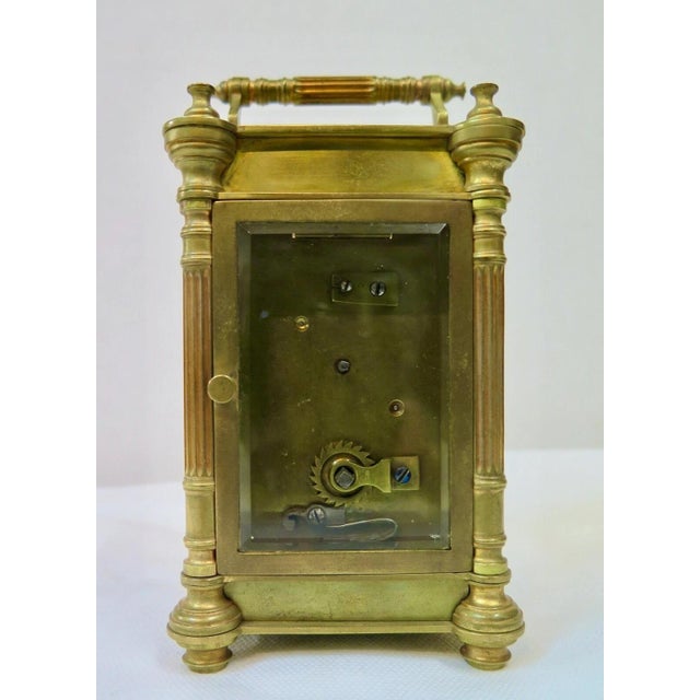 French 19th Century French Carriage Clock For Sale - Image 3 of 9